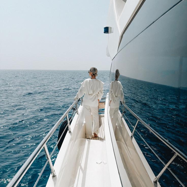 Lifestyle on a yacht image